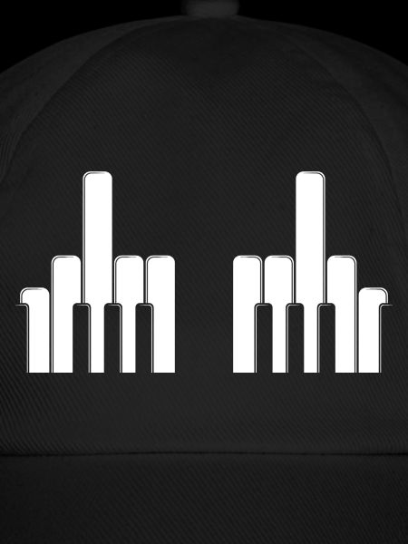 Piano Keys Middle Fingers