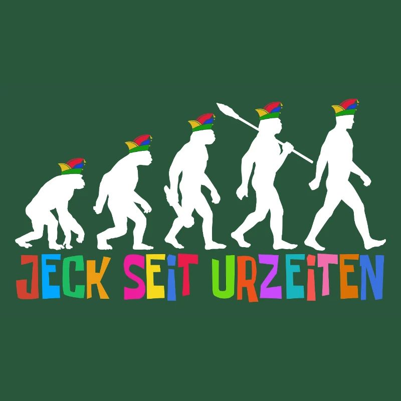Jeck seit Urzeiten | Evolution Narren, Fastnacht