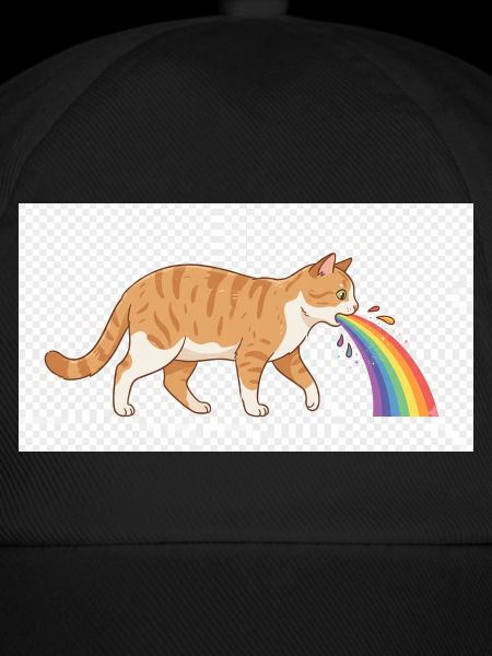 Cat Spitting Rainbow