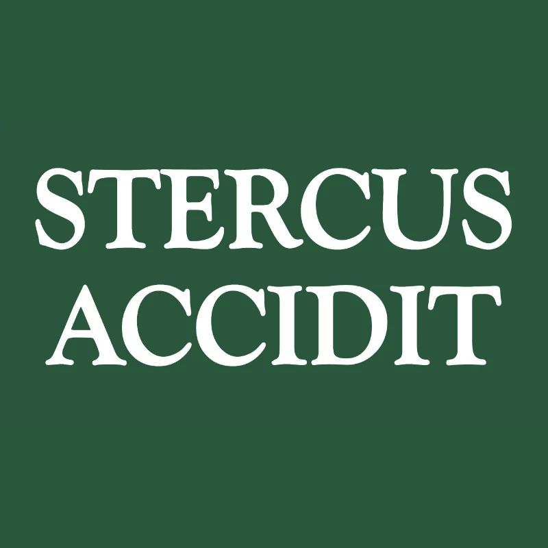 "Stercus Accidit" - Shit happens in Latin