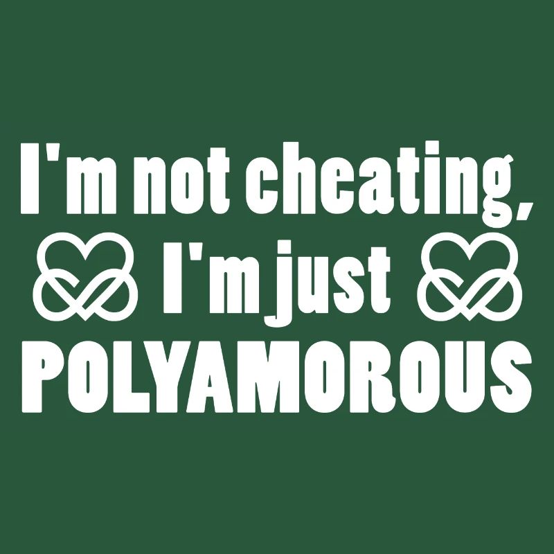 Polyamory Infinity Heart - I'm just polyamorous