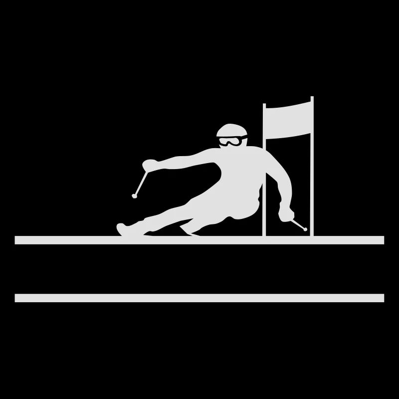 Ski Alpin ohne Text