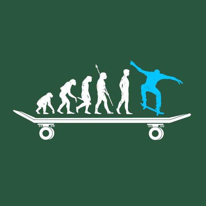 Skateboard Evolution Skateboarder