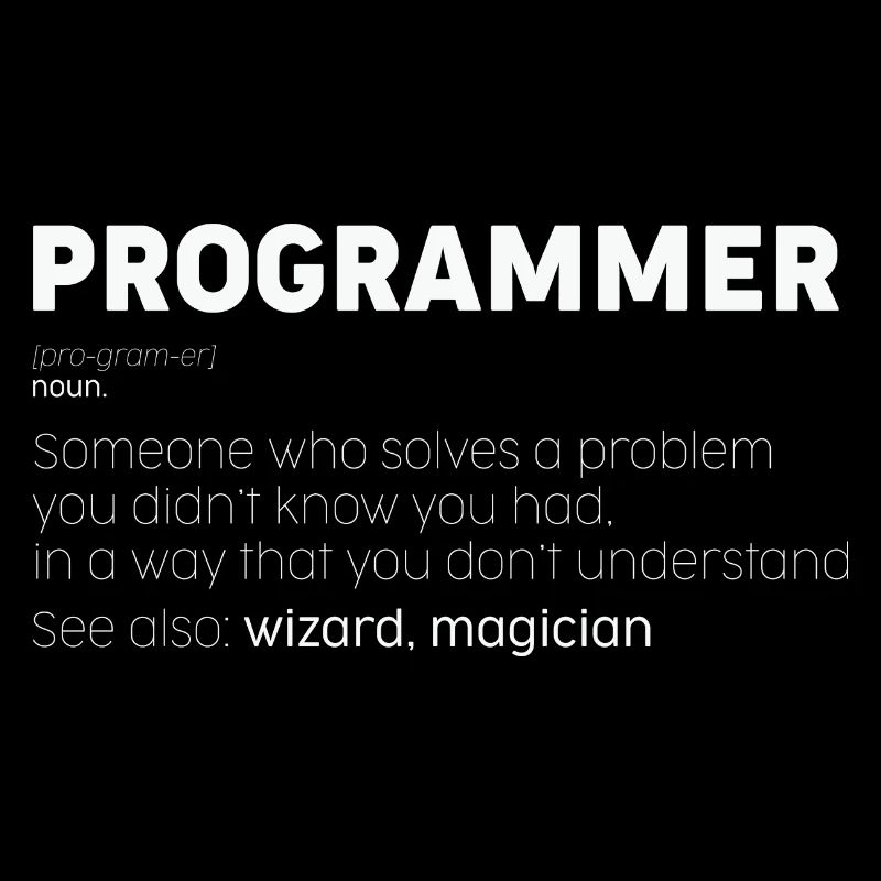 Programmer Noun Funny Coder Humor Nerd