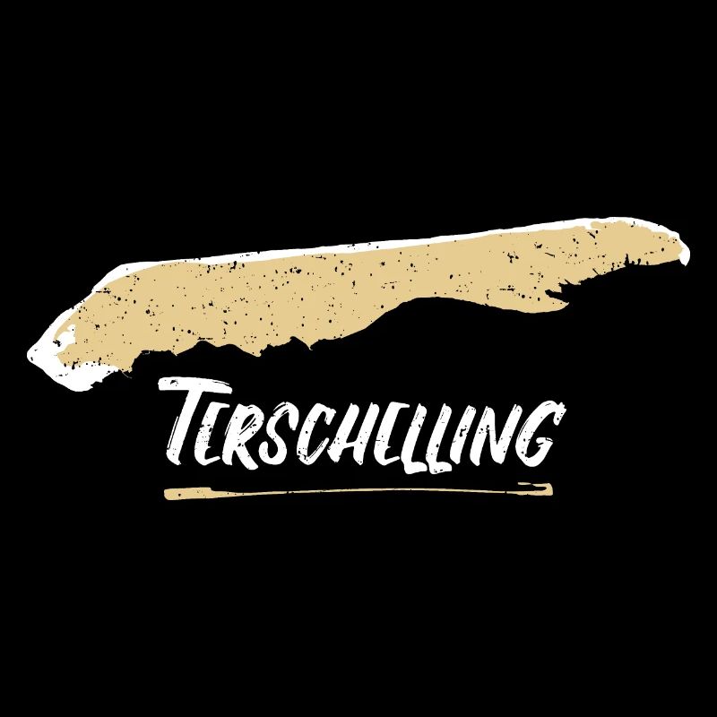 Terschelling | Vintage retro map