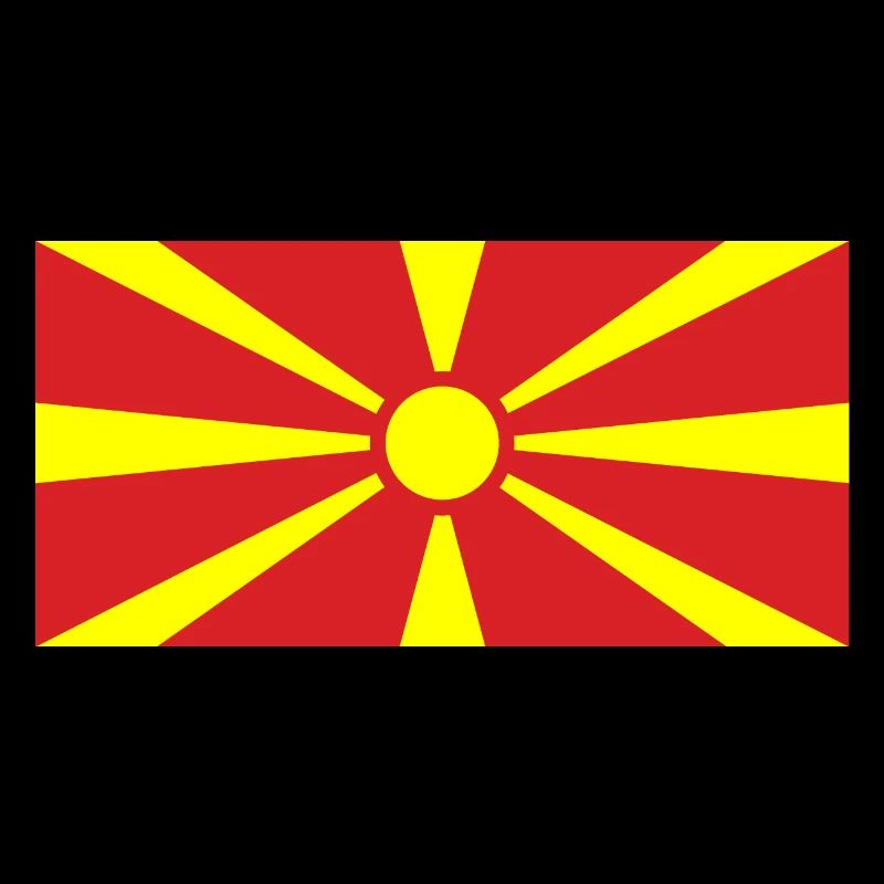 Drapeau de la Macédoine