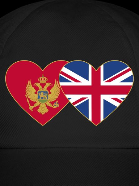 Monténégro Angleterre Drapeau