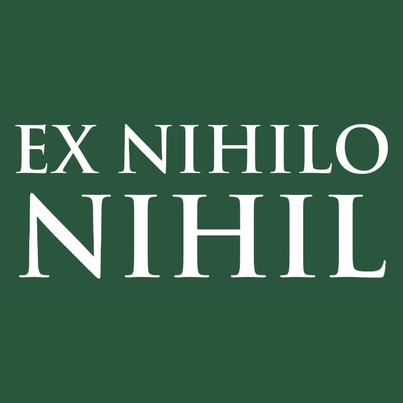 Ex nihilo nihil