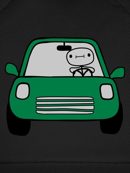 Fahrer Comic Auto