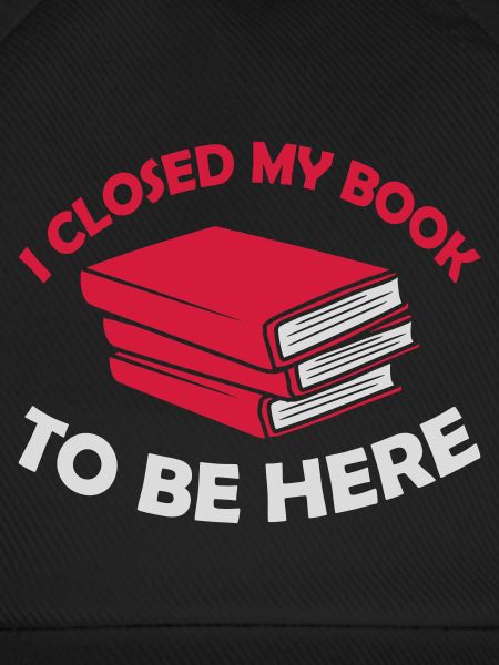 I closed my book