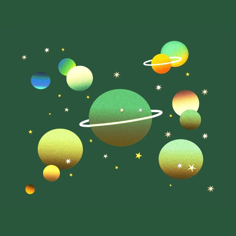 Galaxie spatiale Planète Étoiles