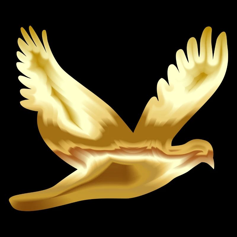 Taube Friedenstaube Gold Geschenk Geschenkidee
