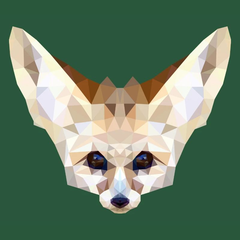Fennec low poly