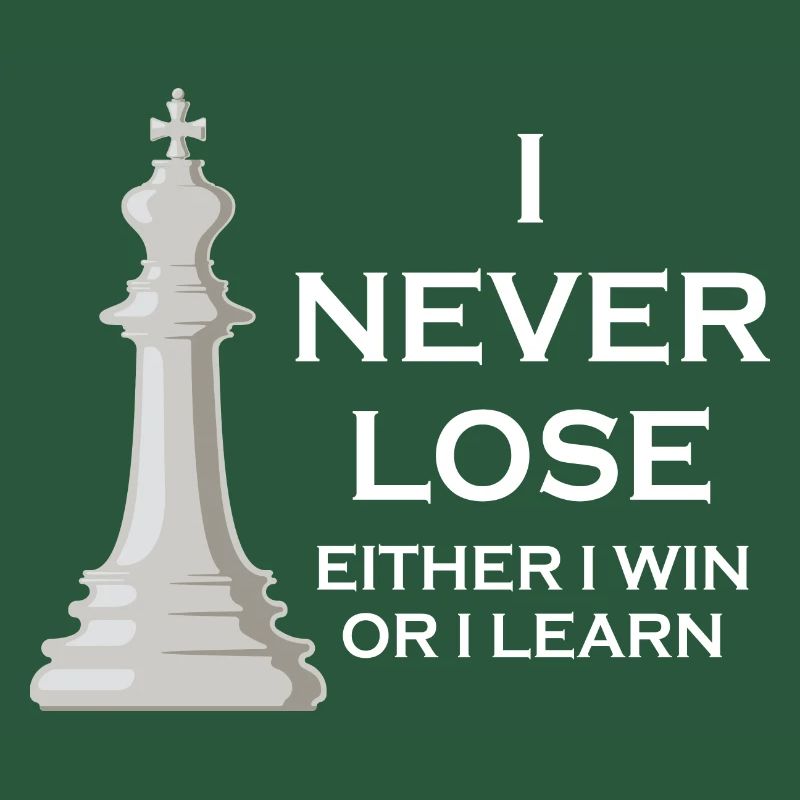 Ich verliere nie, ich gewinne oder ich lerne Schach