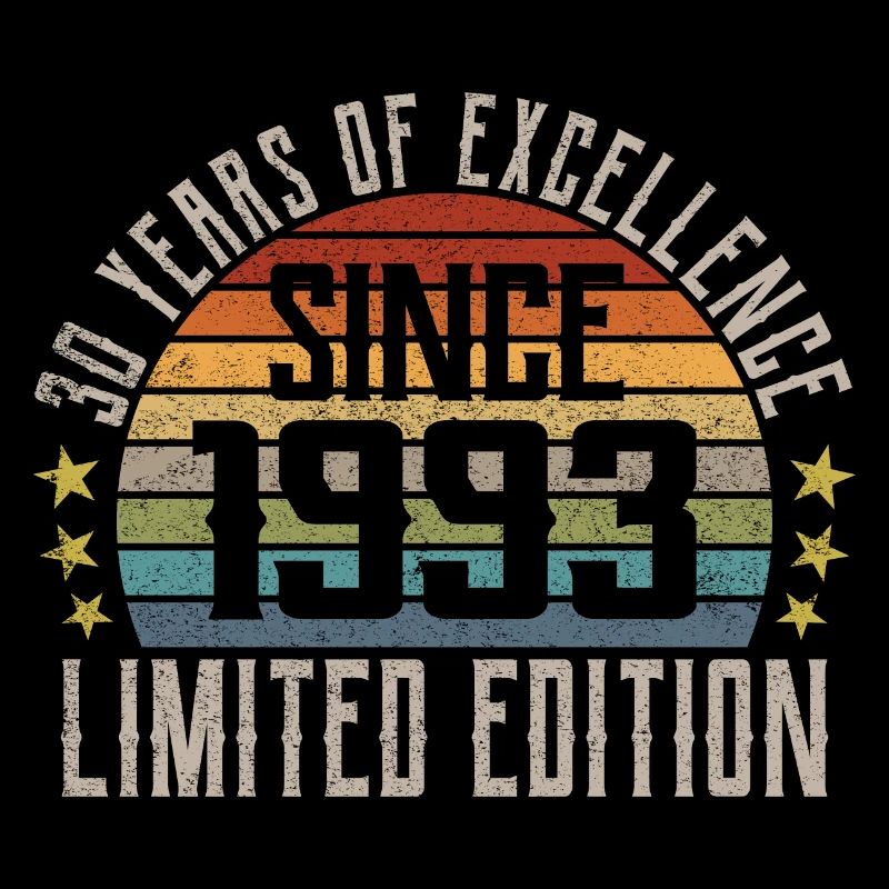 Édition limitée 1993 Cadeau 30e anniversaire