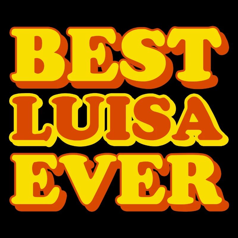 Funny gift with first name Luisa