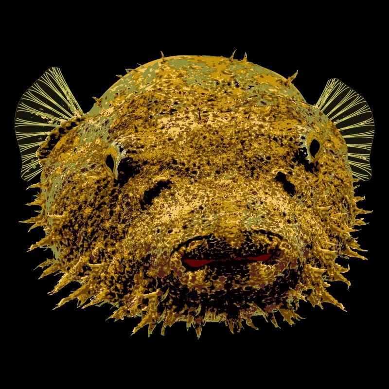 Puffer Fish Tetraodon Baileyi Buffer Aquarium Fish