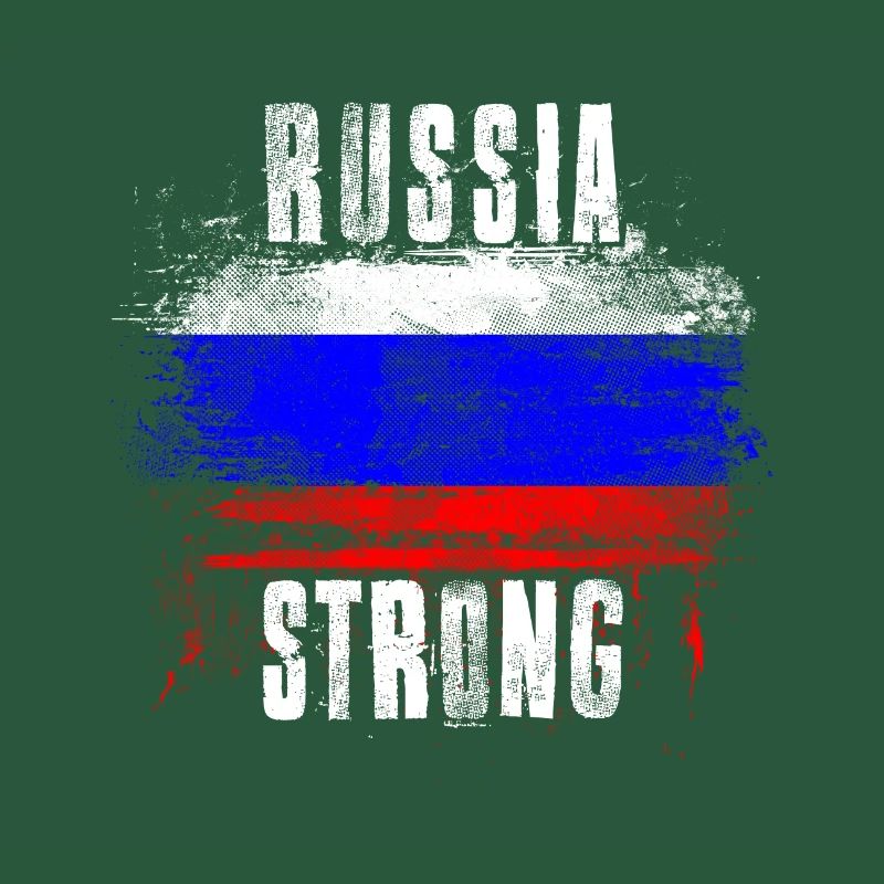 Drapeau de Russie graffiti en détresse