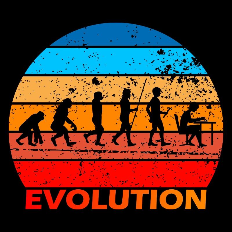 Evolution von IT EDV Informatik Computer Nerds
