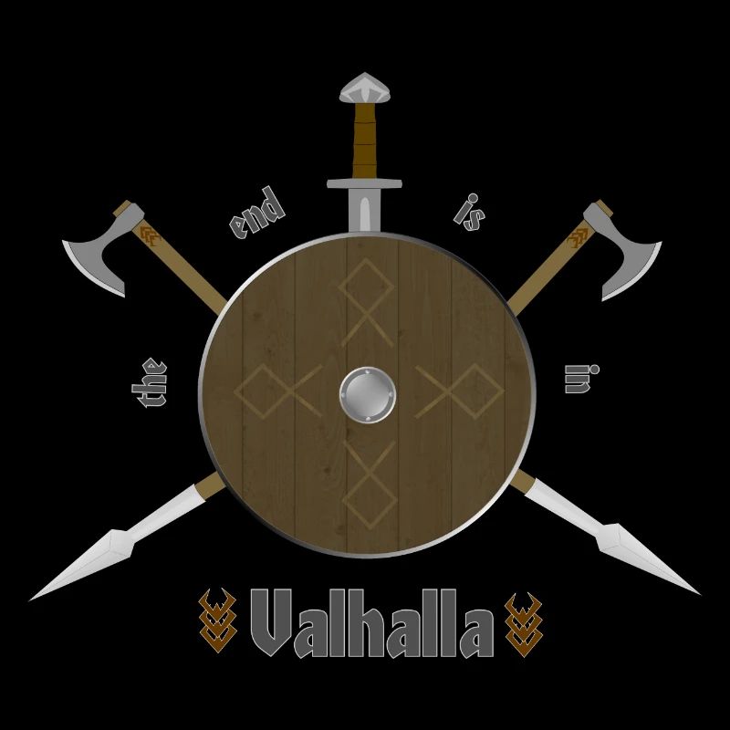 Wikinger Krieger Valhalla