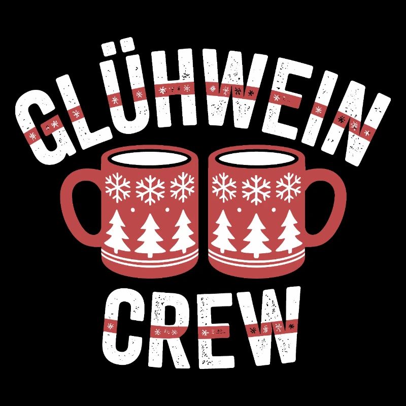 Équipe du vin chaud Marché de Noël joyeux