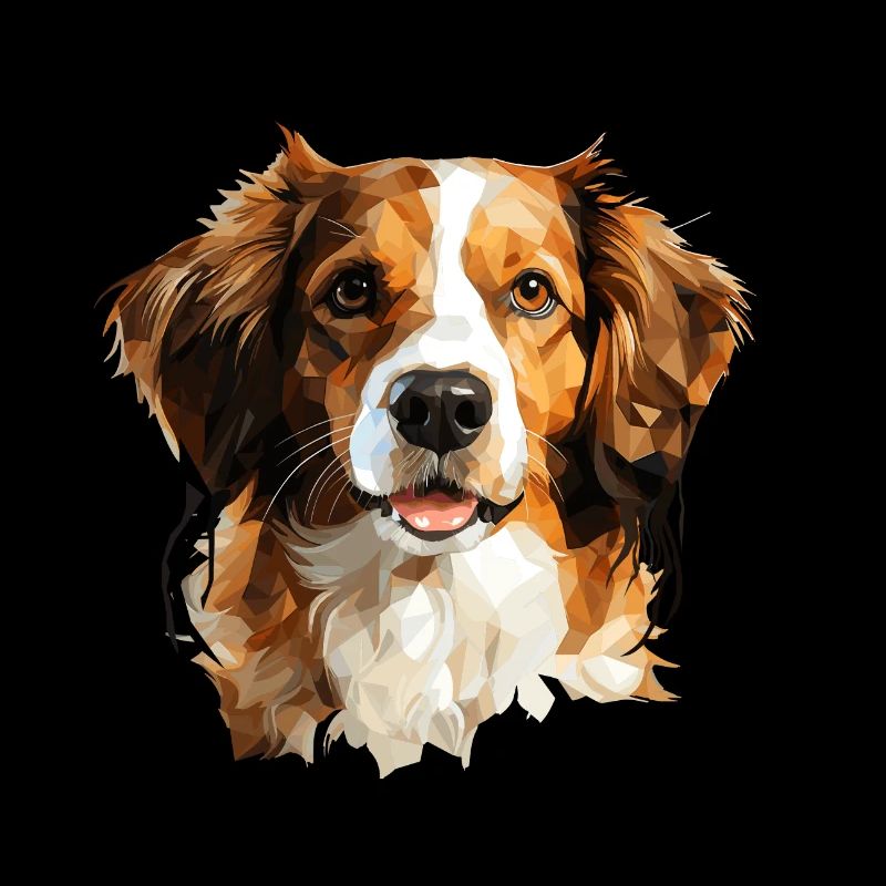 Kooikerhondje in Polygon Style