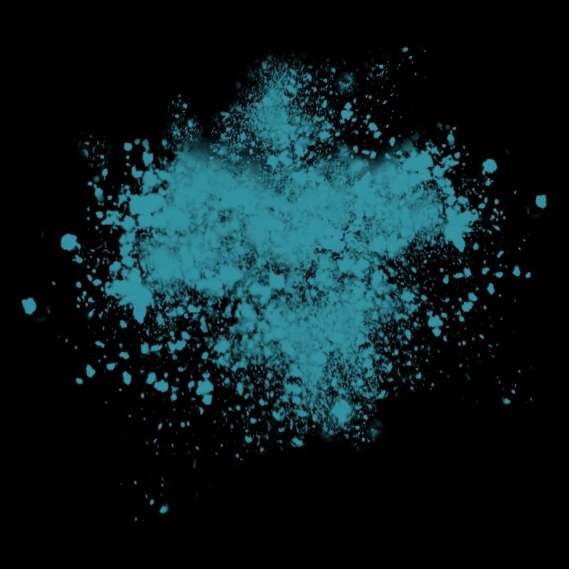 Farbspritzer in blau