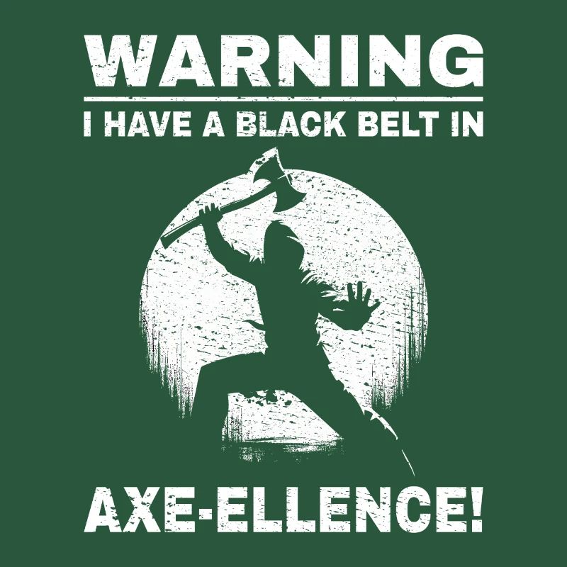 Axe Throwing Ninja Axe Thrower Black Belt Funny
