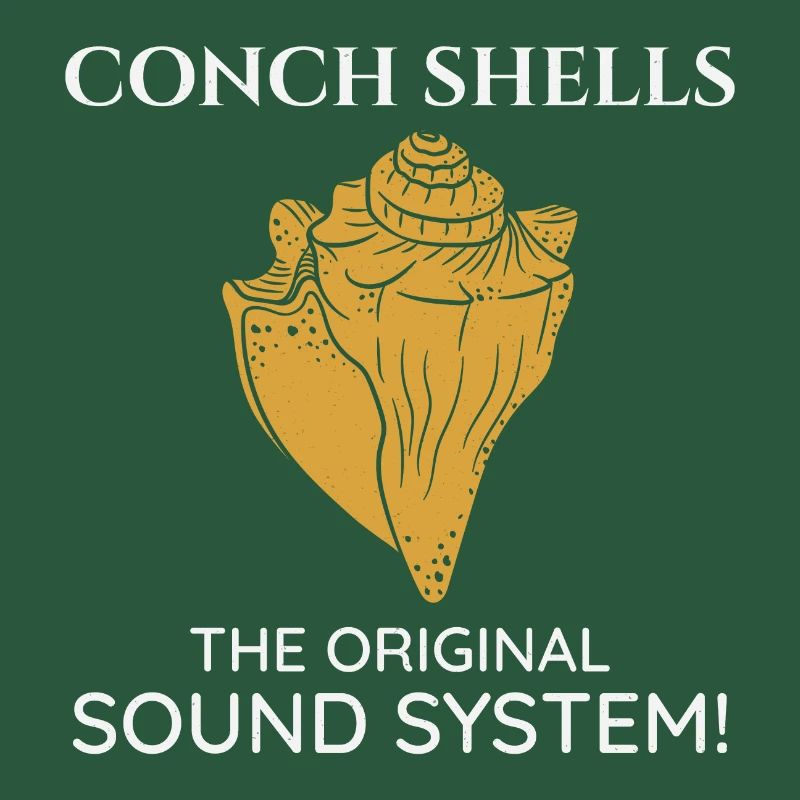 Conch Seashells Collector Beachcomber Sea Shell