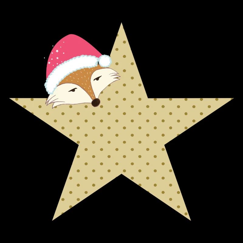 Fuchs Stern Weihnachtszeit - Geschenkidee -