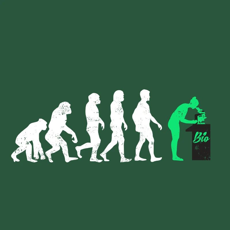 Biologist evolution gift profession biology micro