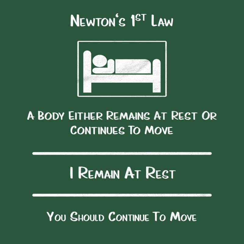 Newton's Gesetz, oder so ähnlich..