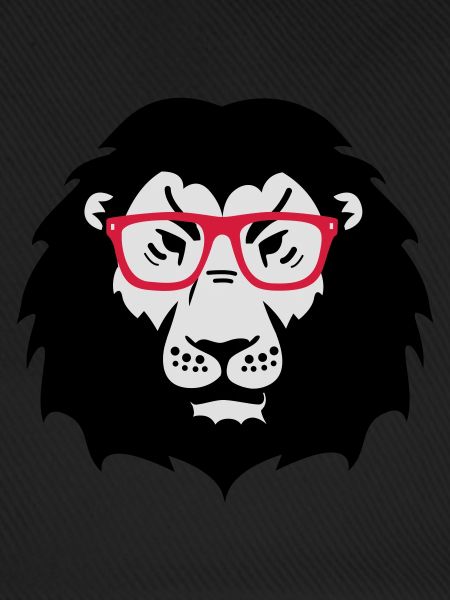 lion glasses nerd