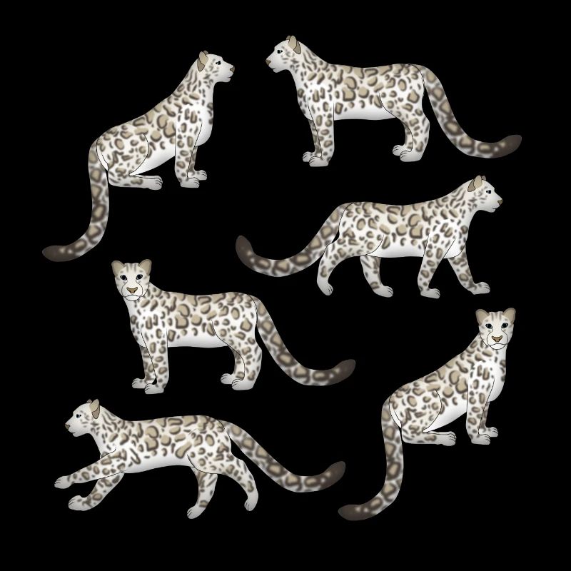 Sélection du léopard des neiges