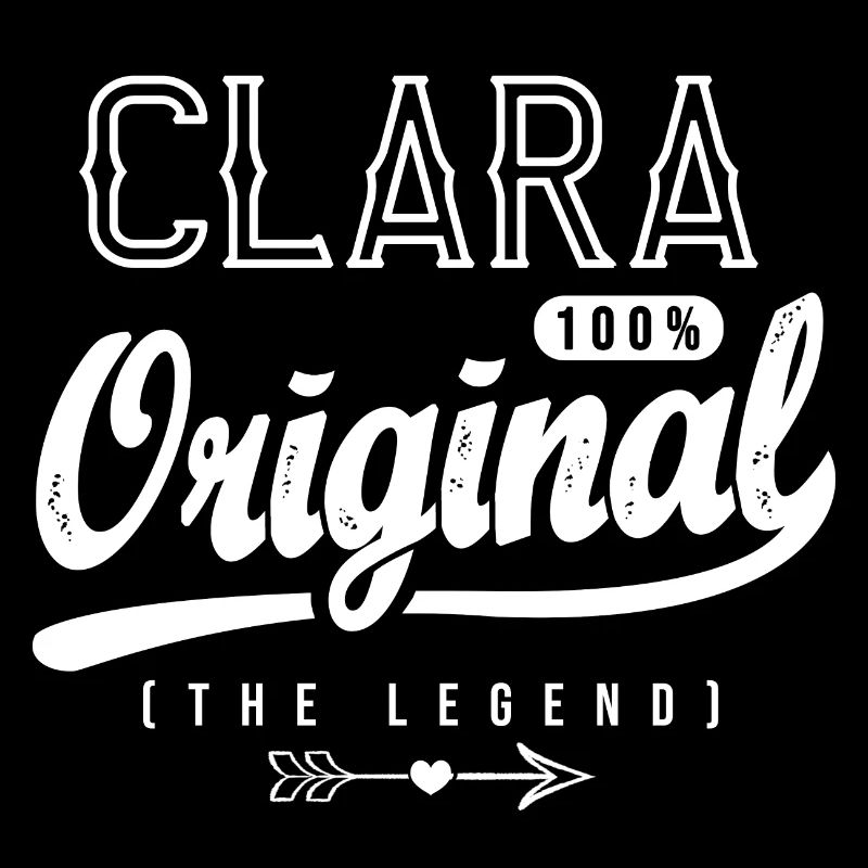 CLARA gift personalized t-shirt first name clara