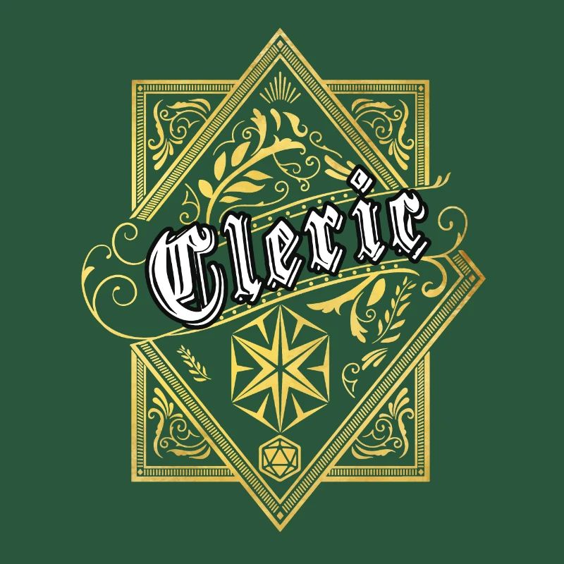 JDR Cleric RPG character classes