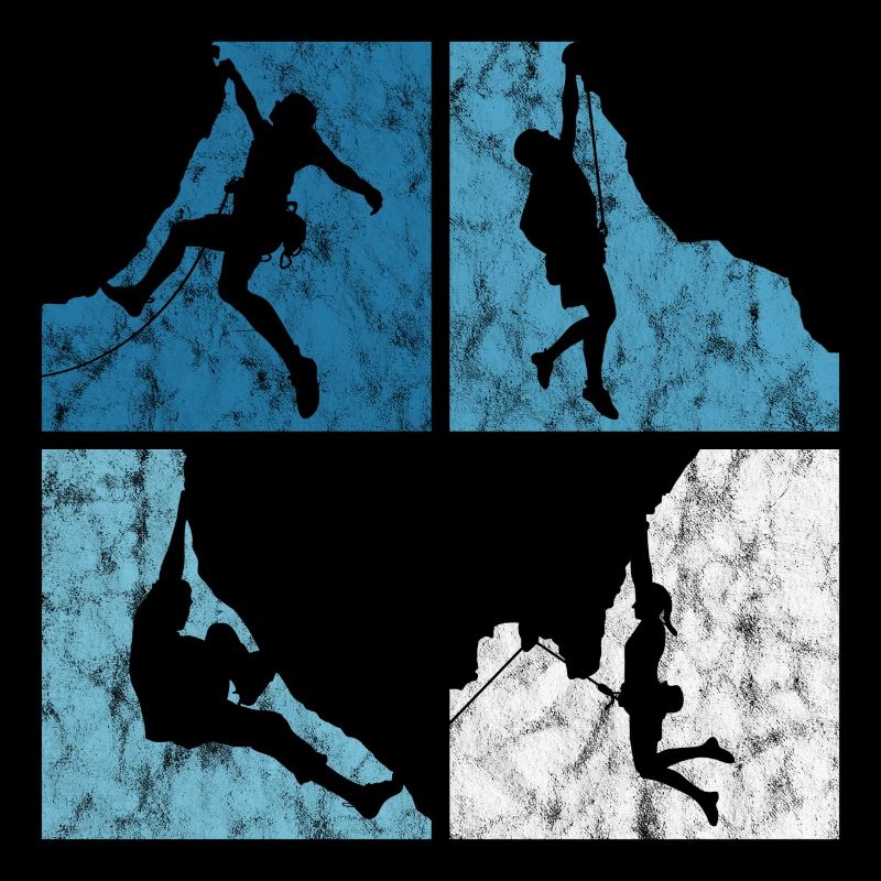 Mountaineering retro climbing bouldering mountain gift
