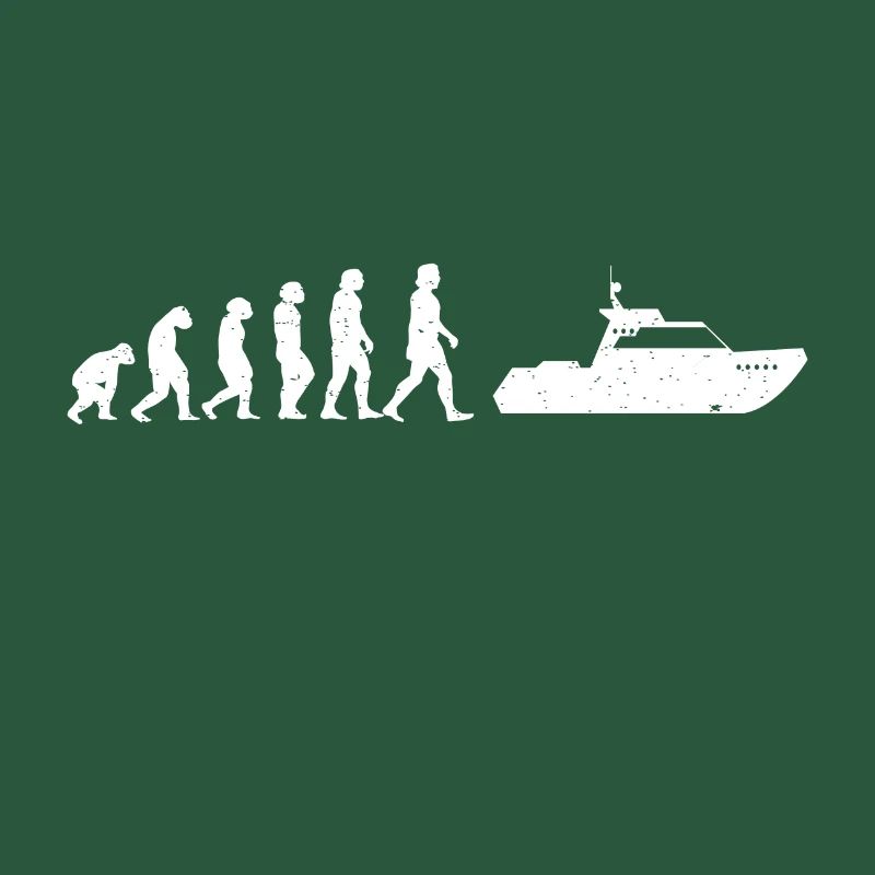 Bootsbesitzer Motorboot Bootsfahrer Evolution