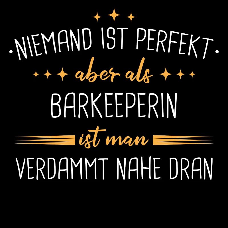 Barkeeper Kellner Barfrau Alkohol Cocktail Spruch