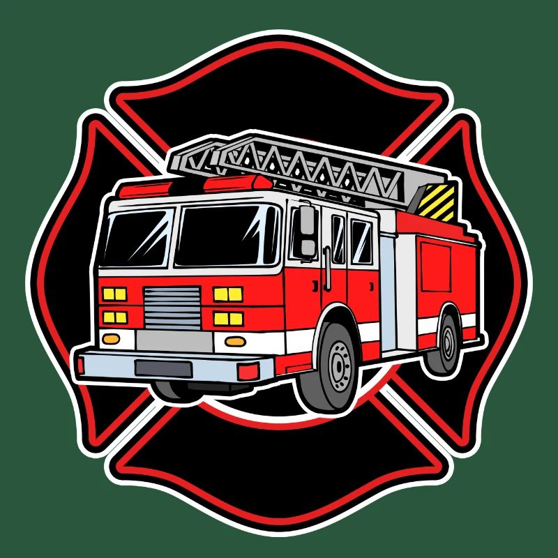 Rescuer fire engine fire brigade professional fire brigade