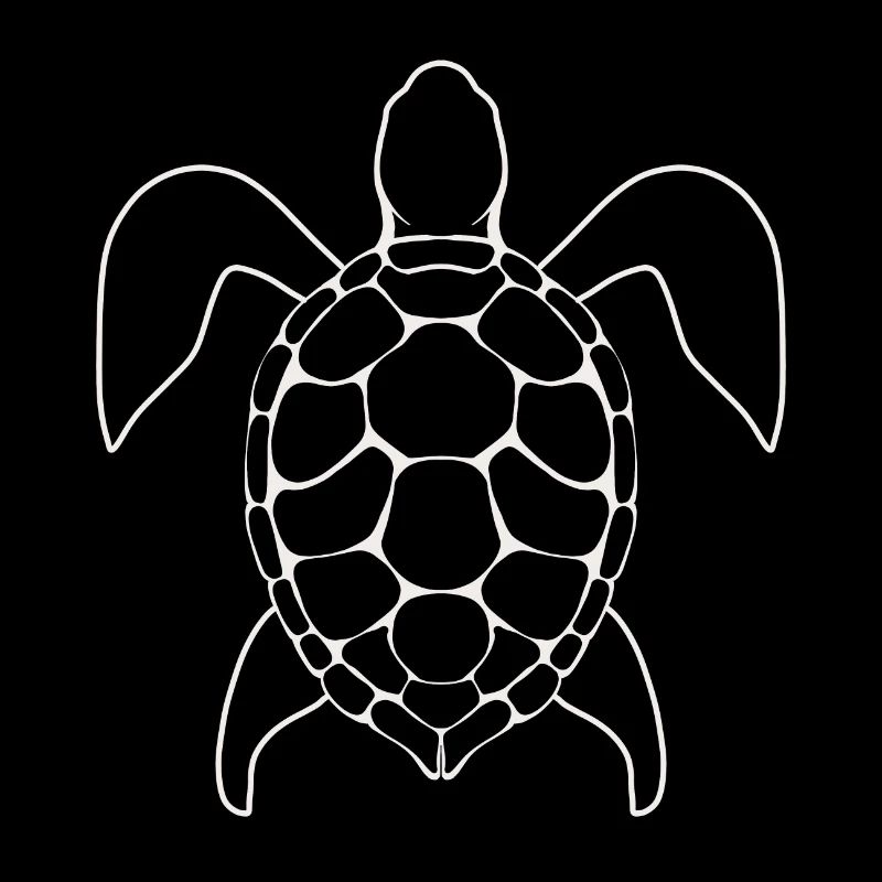 Schildkröte Lineart