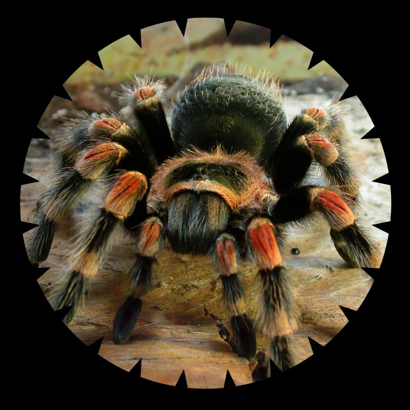 La tarentule à genoux rouges comme animal de compagnie