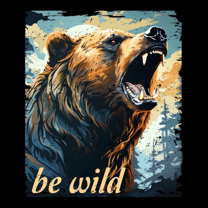 be wild retro style