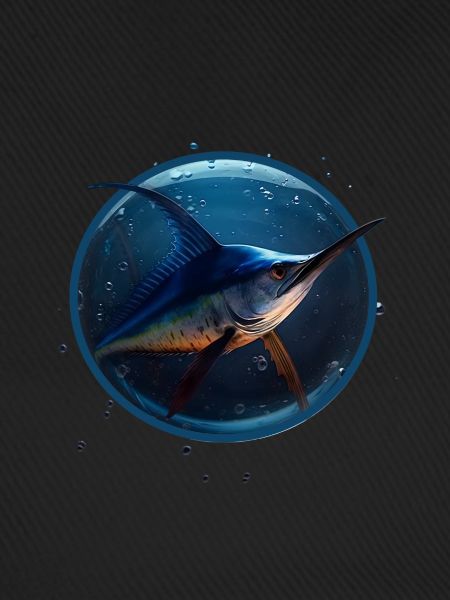 Marlin in blue Water
