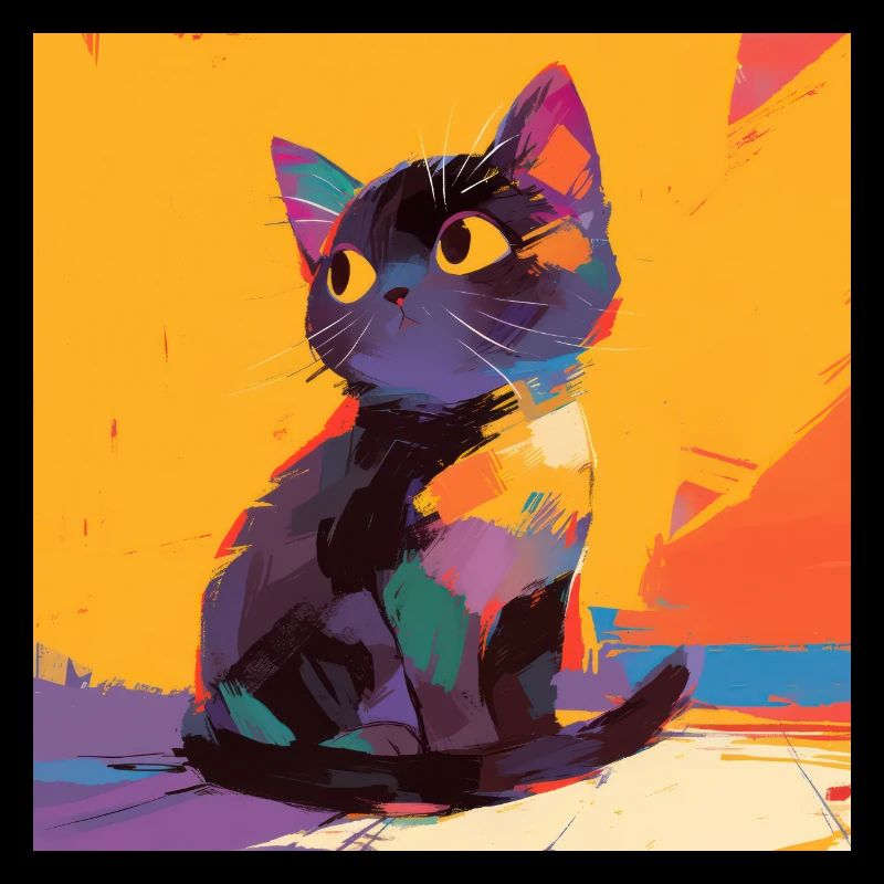 Chat, Motif De Chat