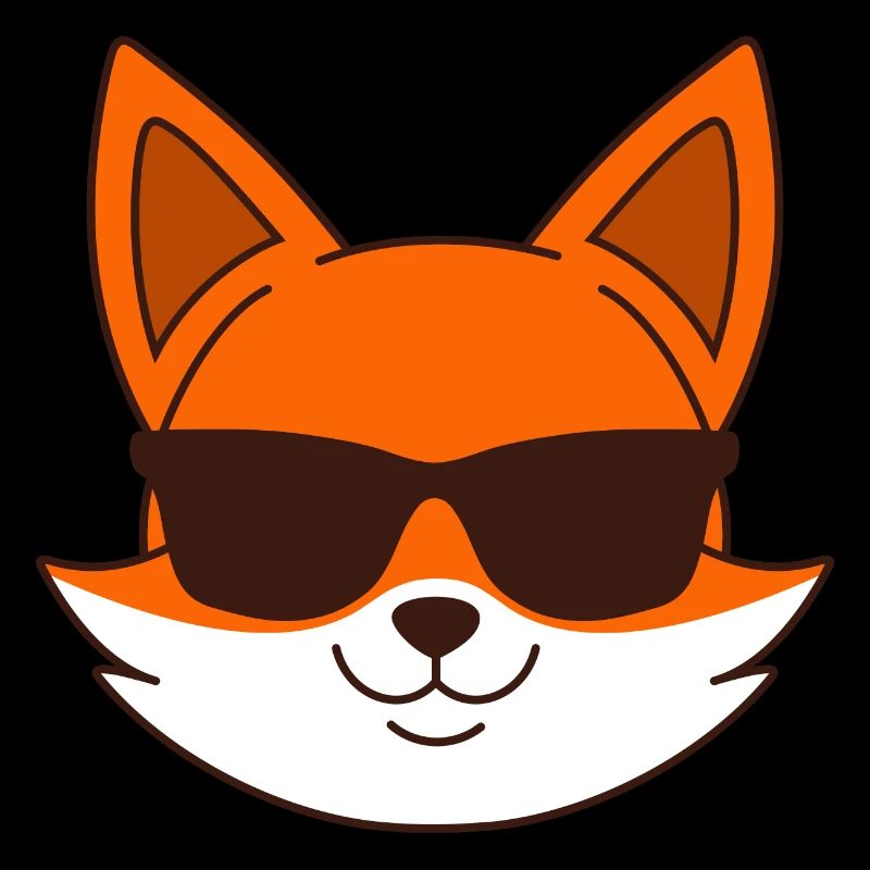 Fuchs mit Sonnenbrille