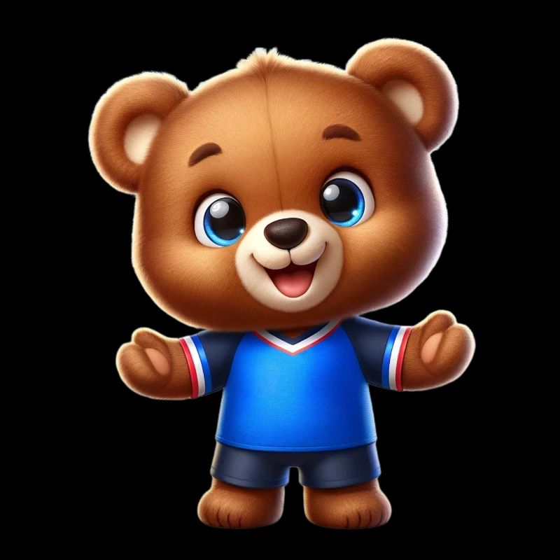 Teddy Tom feiert Frankreich