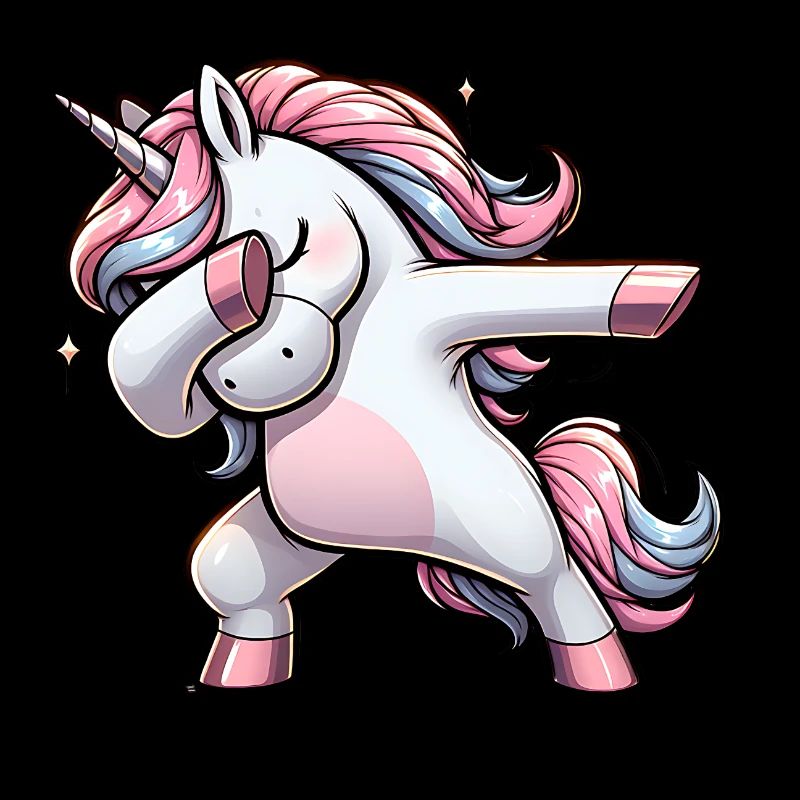 Licorne licorne mignon dab dabbing style cool