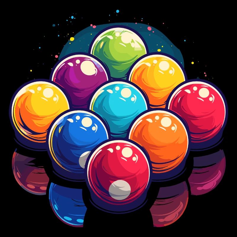Boules de billard Graphique