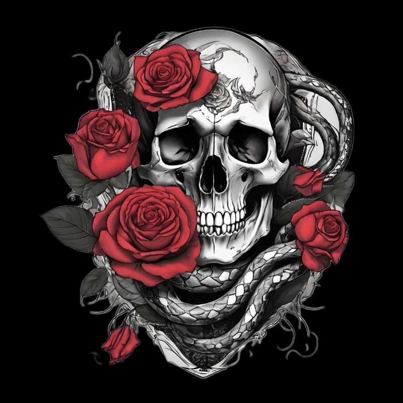 Skull Skull Rocker Horror